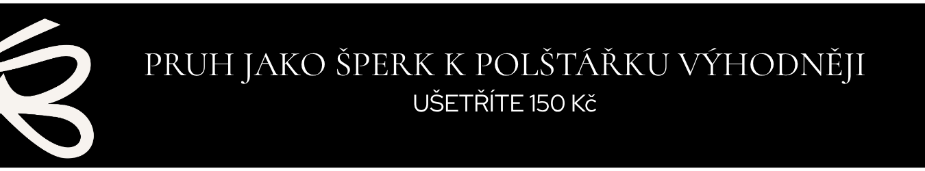 Pruh jako šperk na polštářek_výhodnější cena k polštářku